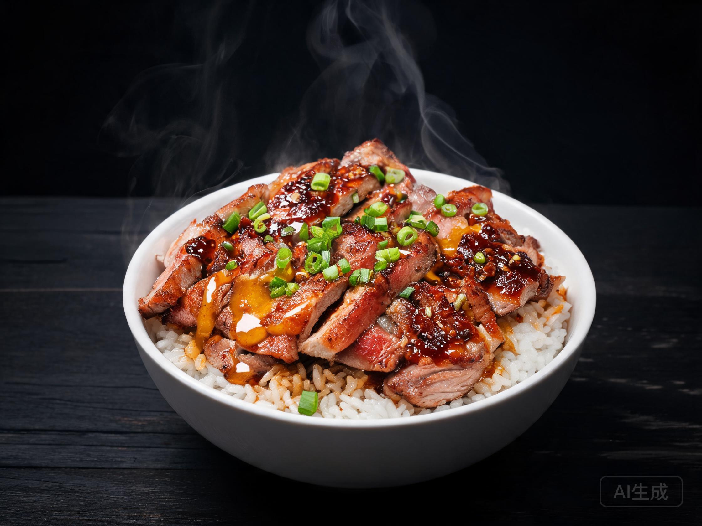 香辣烤肉拌饭